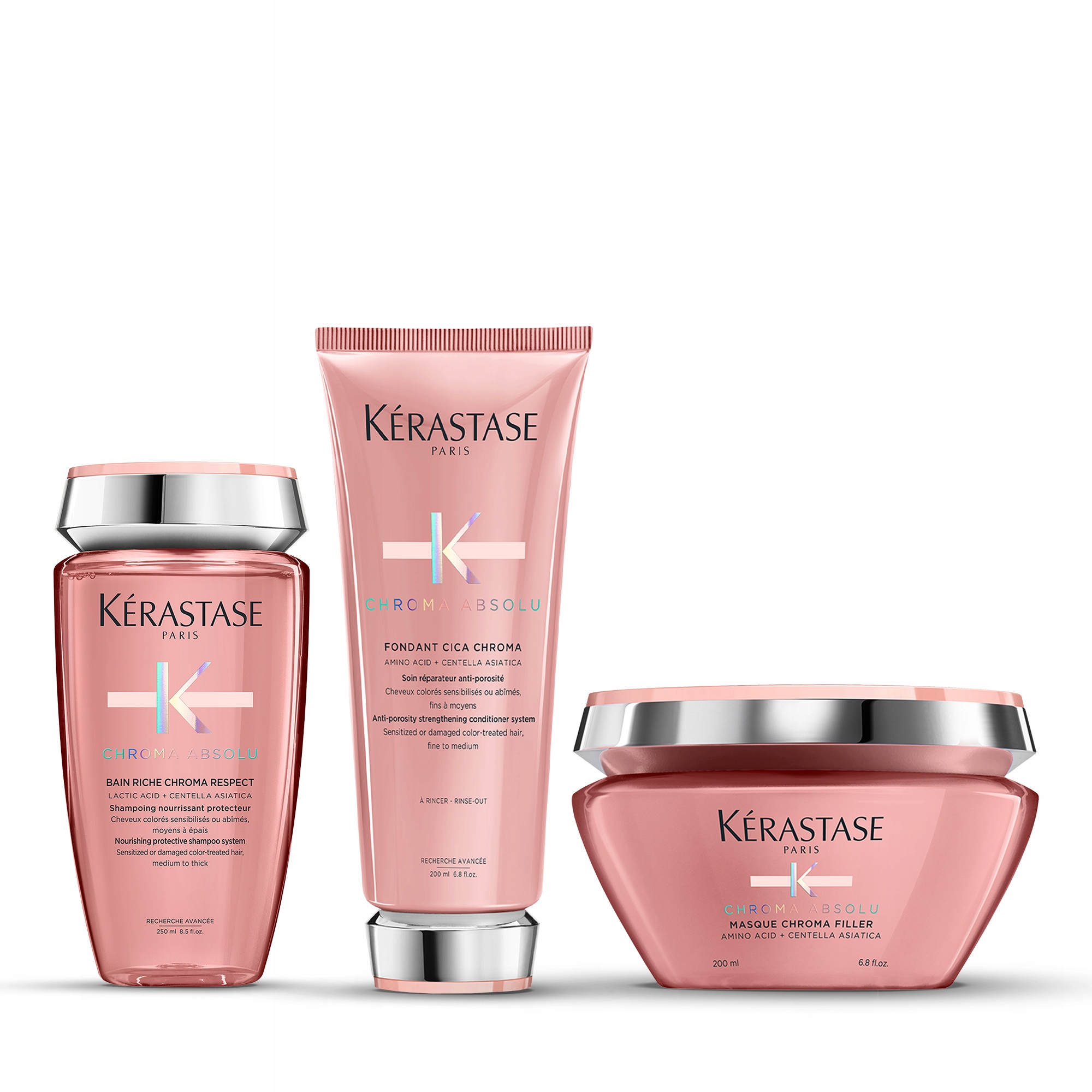 Kérastase Chroma Absolu Riche Zestaw Pielęgnacyjny Do Włosów Koloryzowanych