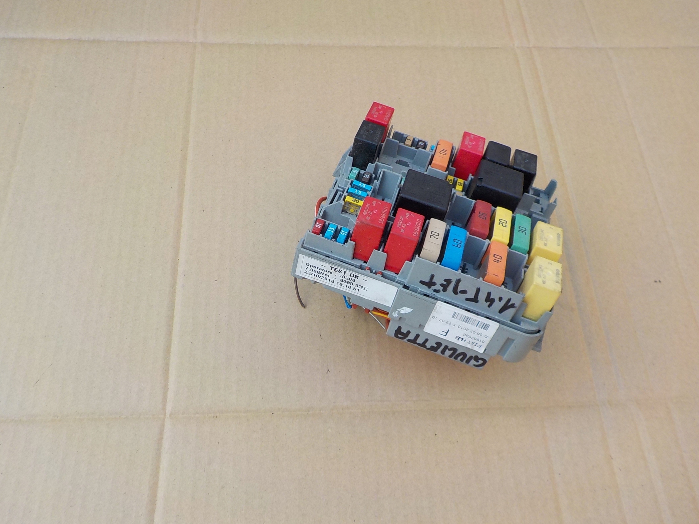 Module fusibles alfa romeo giulietta 2013r