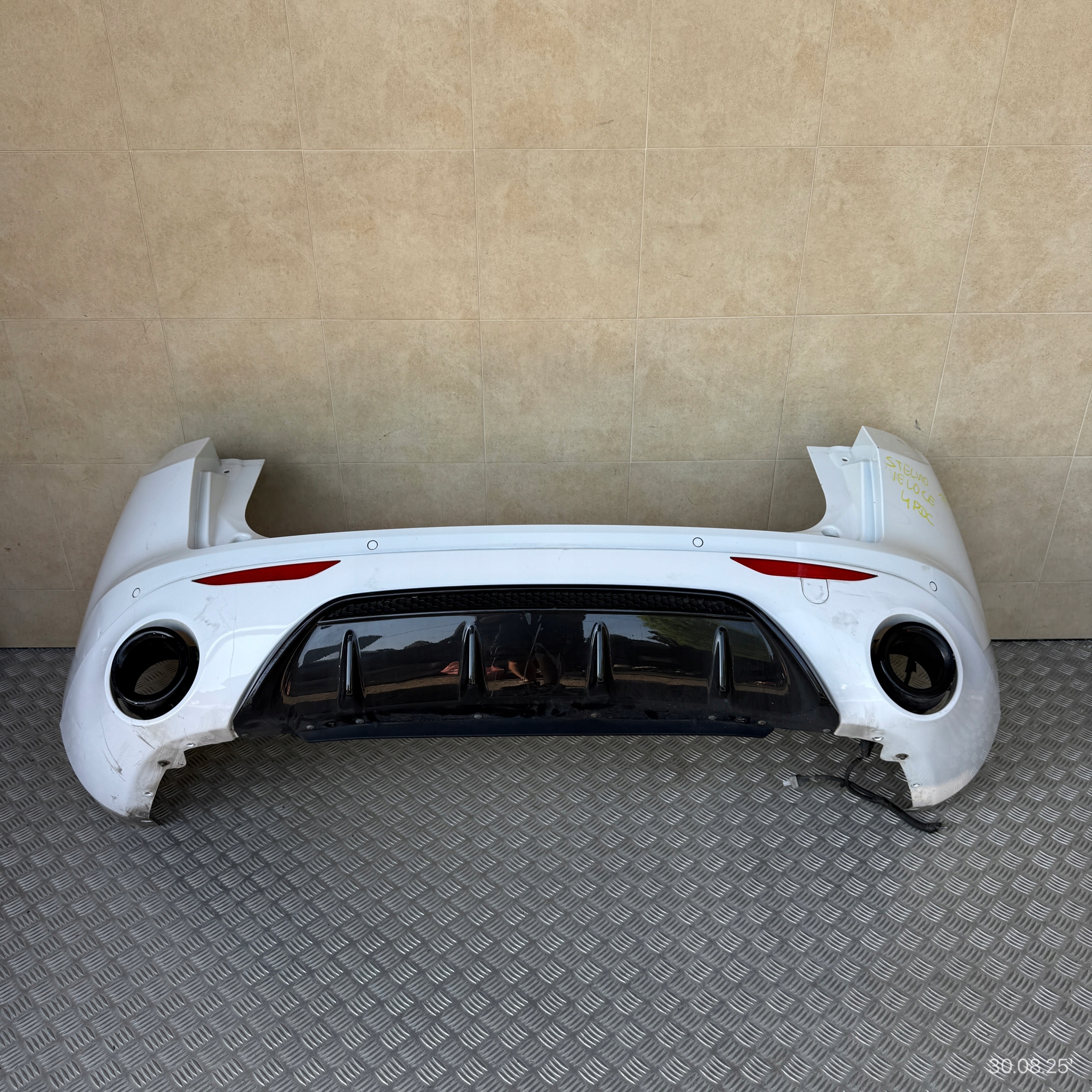 bumper rear complete ALFA ROMEO STELVIO 2019 ROK 4 PDC 4 PDC VELOCE