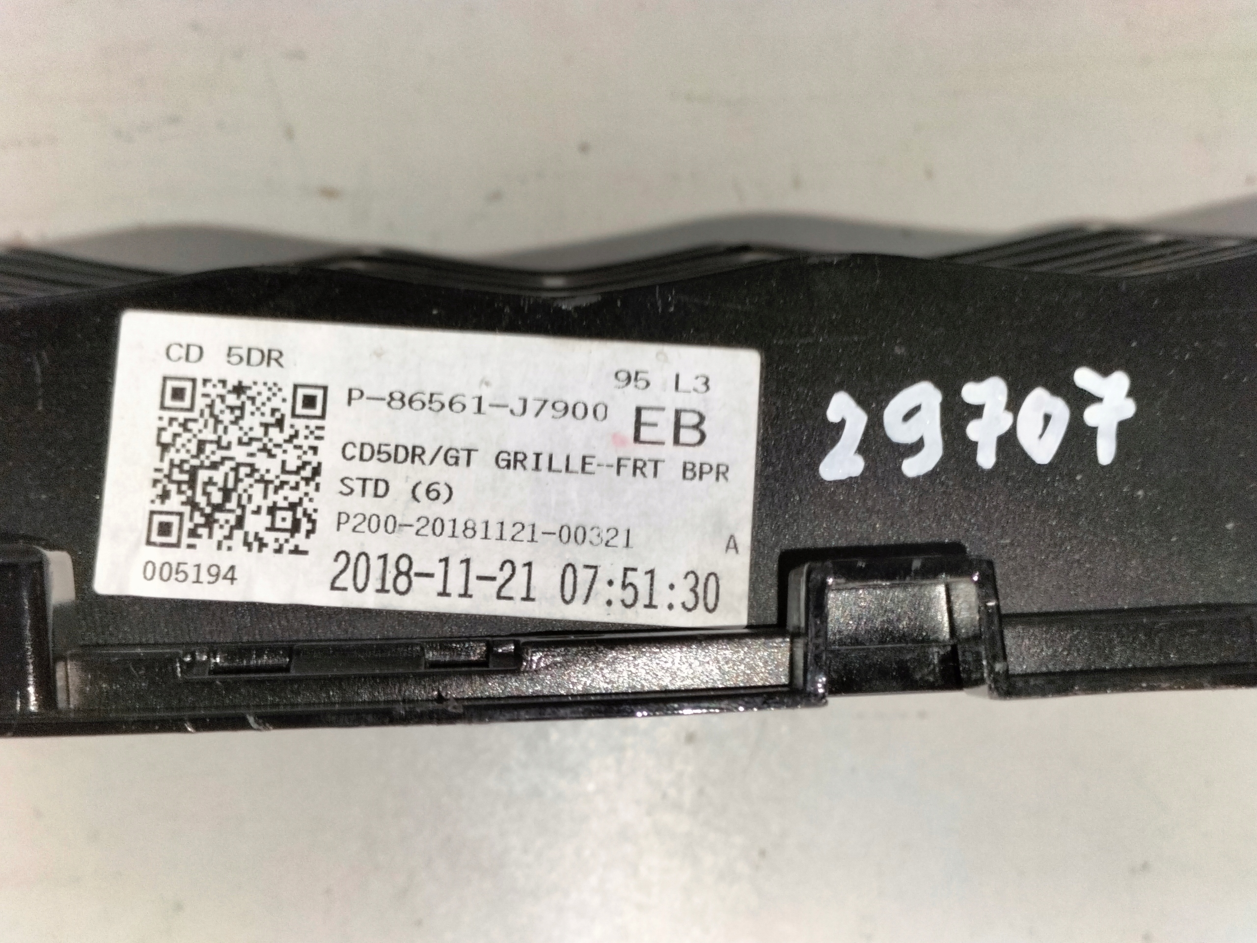 GRILL LÜFTUNGSGITTER DER STOSSSTANGE KIA CEED III 18- GT-LINE