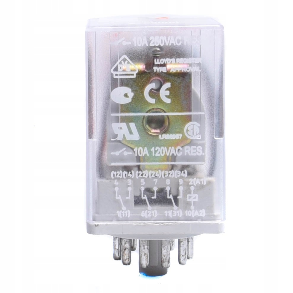 PRZEKAŹNIK 230VAC 10A R15-2013-23-5230-WT 3PDT REL Symbol R15-2013-23-5230-WT