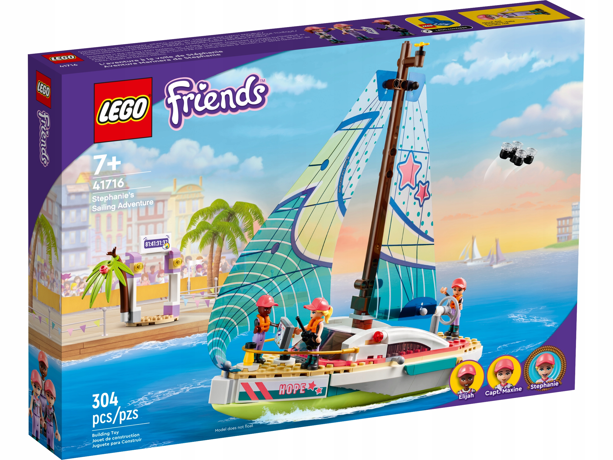 Lego 41716 Friends Stephanie i przygoda pod żaglami