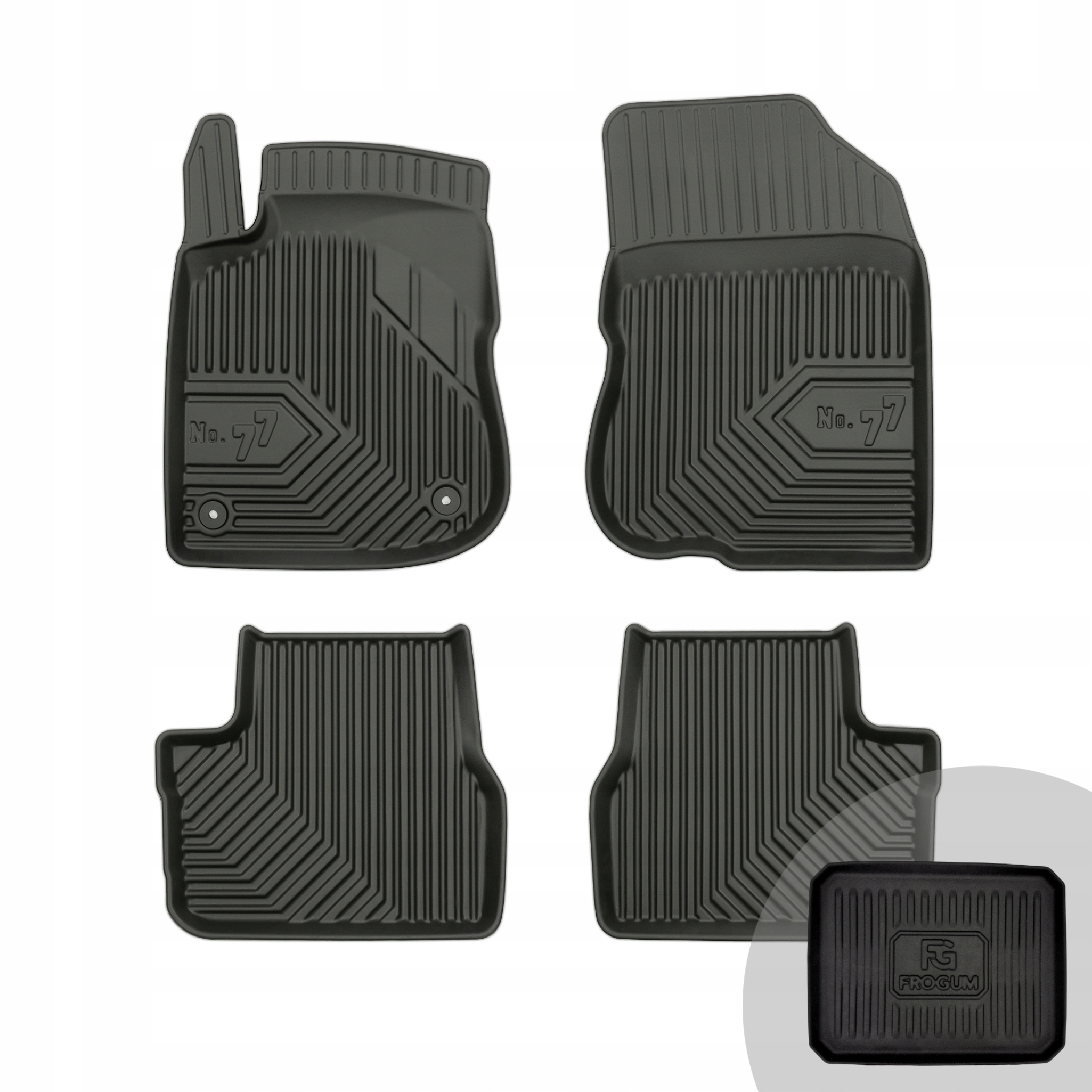 Frogum Koberce do auta pro Peugeot 2008 I, pro Peugeot 208 I