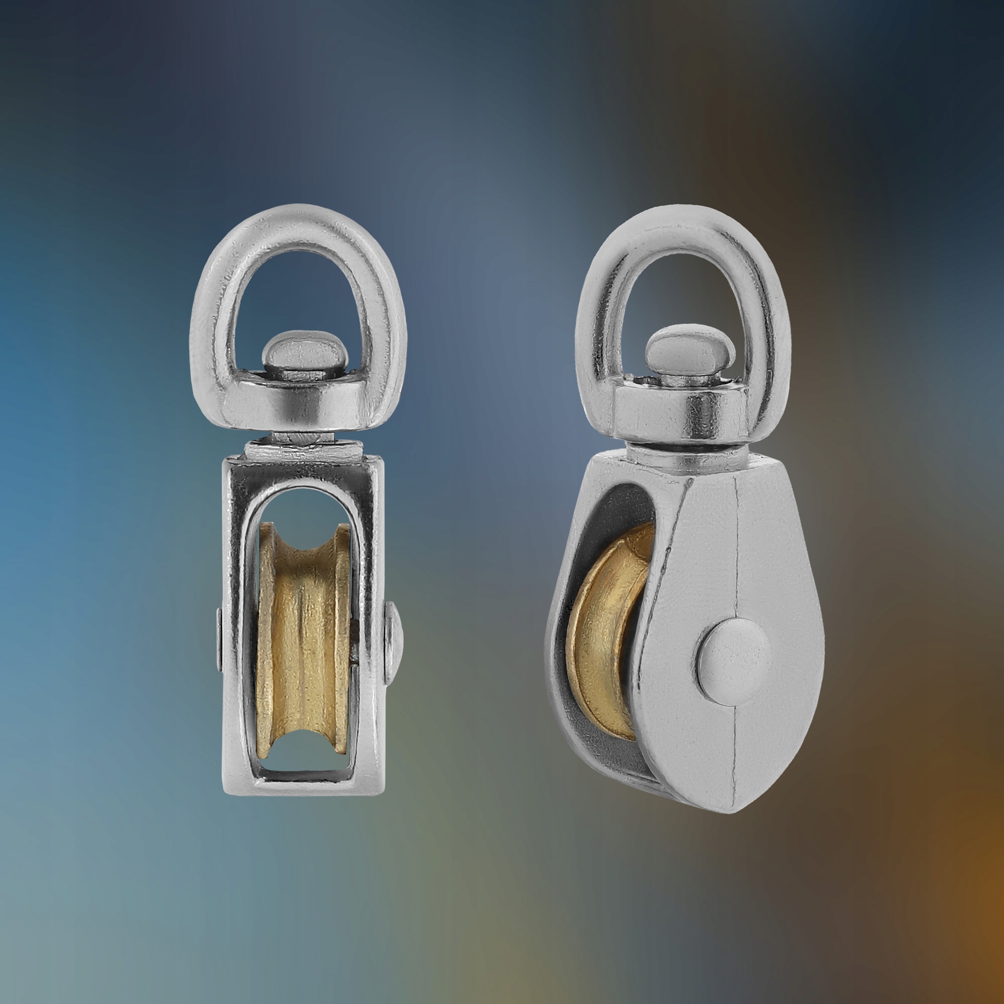 3x BLOCZEK LINOWY POJEDYNCZY 3/4 NIKLOWANY 5mm BUDOWLANY ŻEGLARSKI OBROTOWY Kod producenta ZSY2768