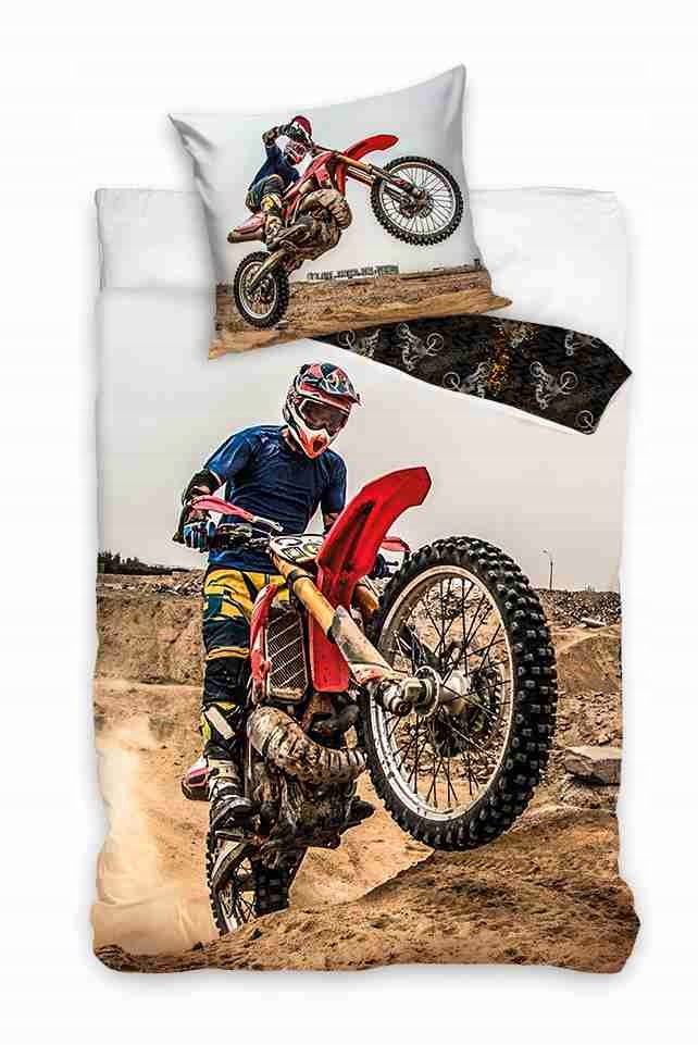 Posteľná Bielizeň Motocykel Cross Posteľná Bielizeň Motocross Posteľná Bielizeň Enduro 160x200