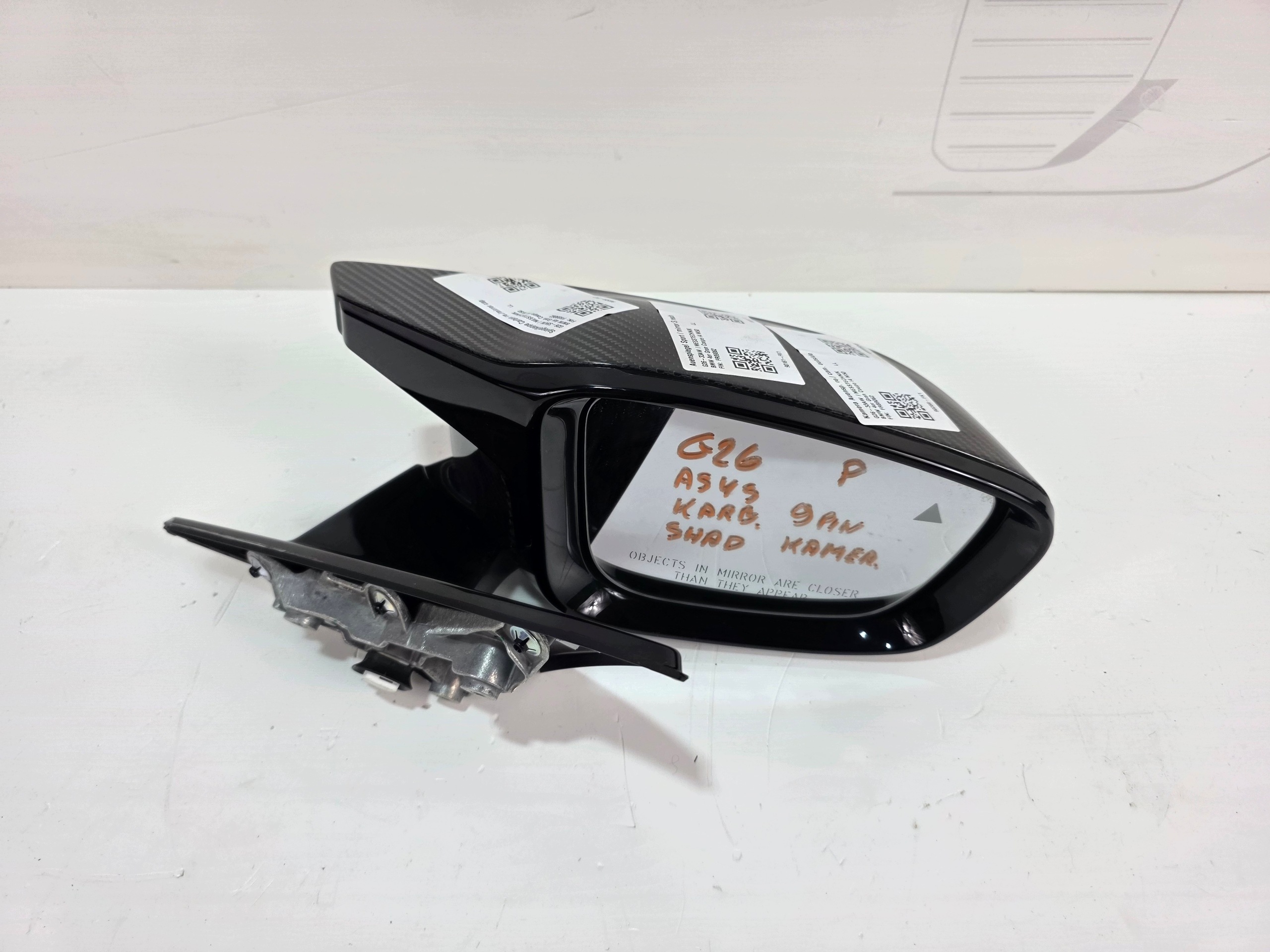 mirror right BMW 4 G26 9PIN KAMERA ASYSTENT SHADOWLINE CARBON