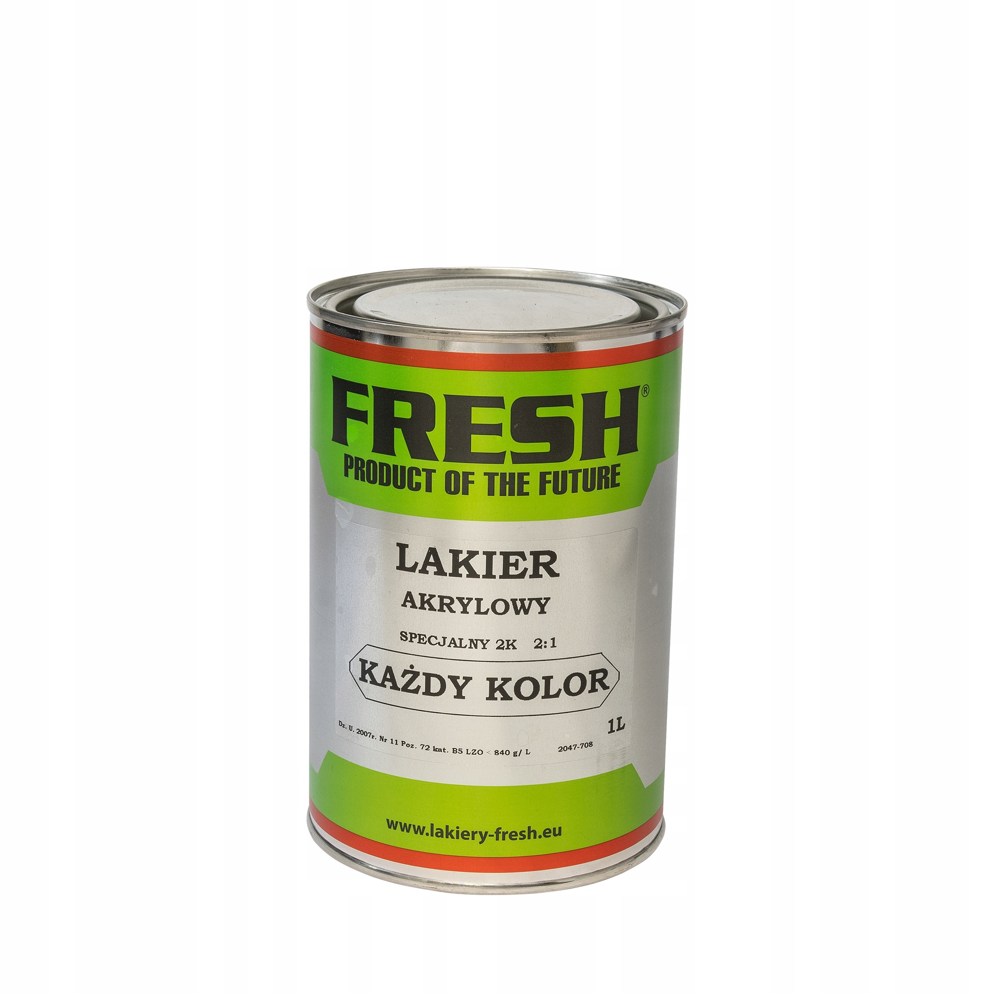 Farba Lakier akrylowy Akryl JCB ŻÓŁTY 1l