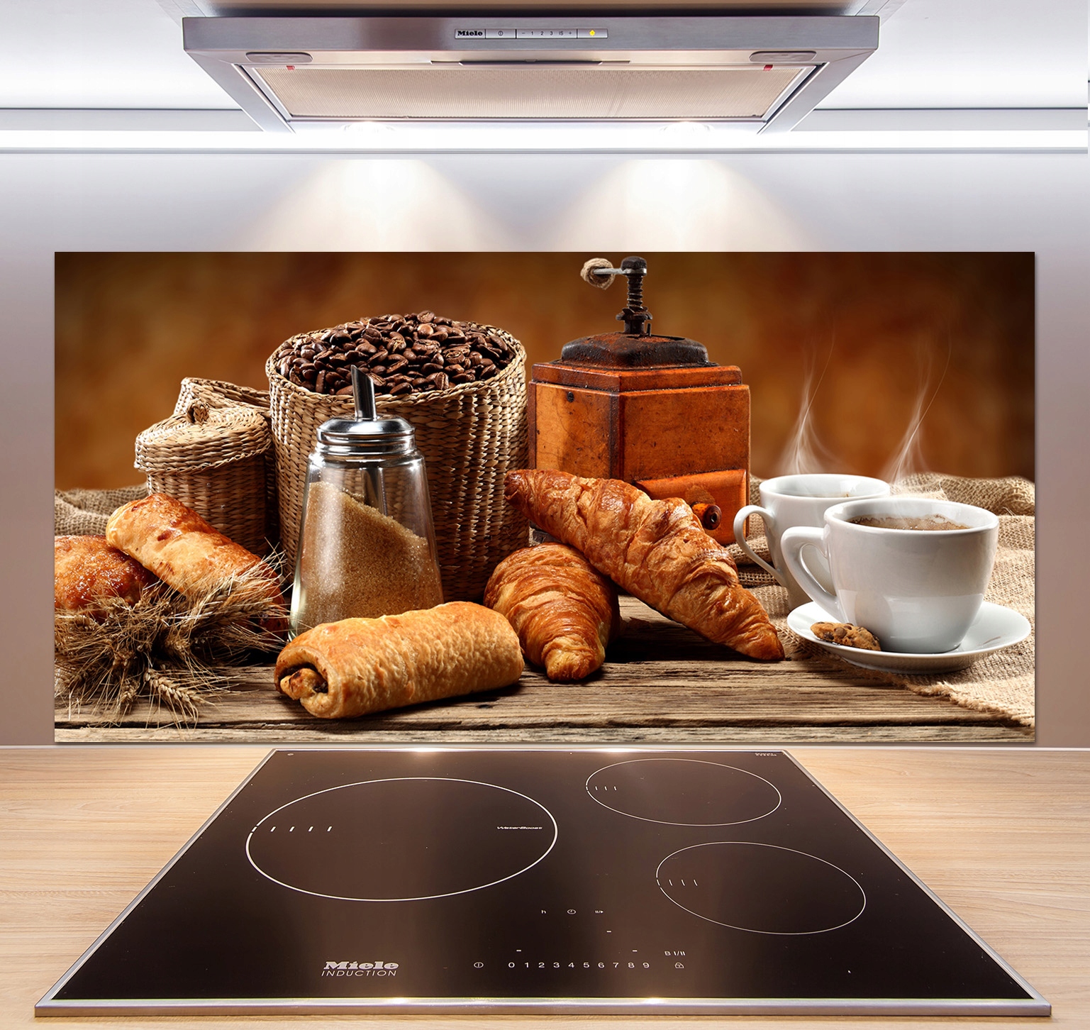 Panel medzi nábytkom v kuchyni Raňajky 120x60 Lepidlo