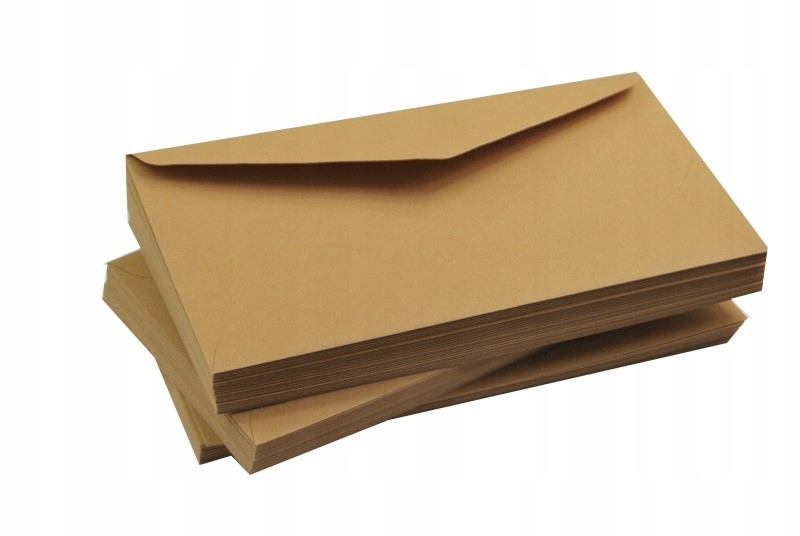 

Koperty kolorowe brązowe 120g DL 10szt nr 63
