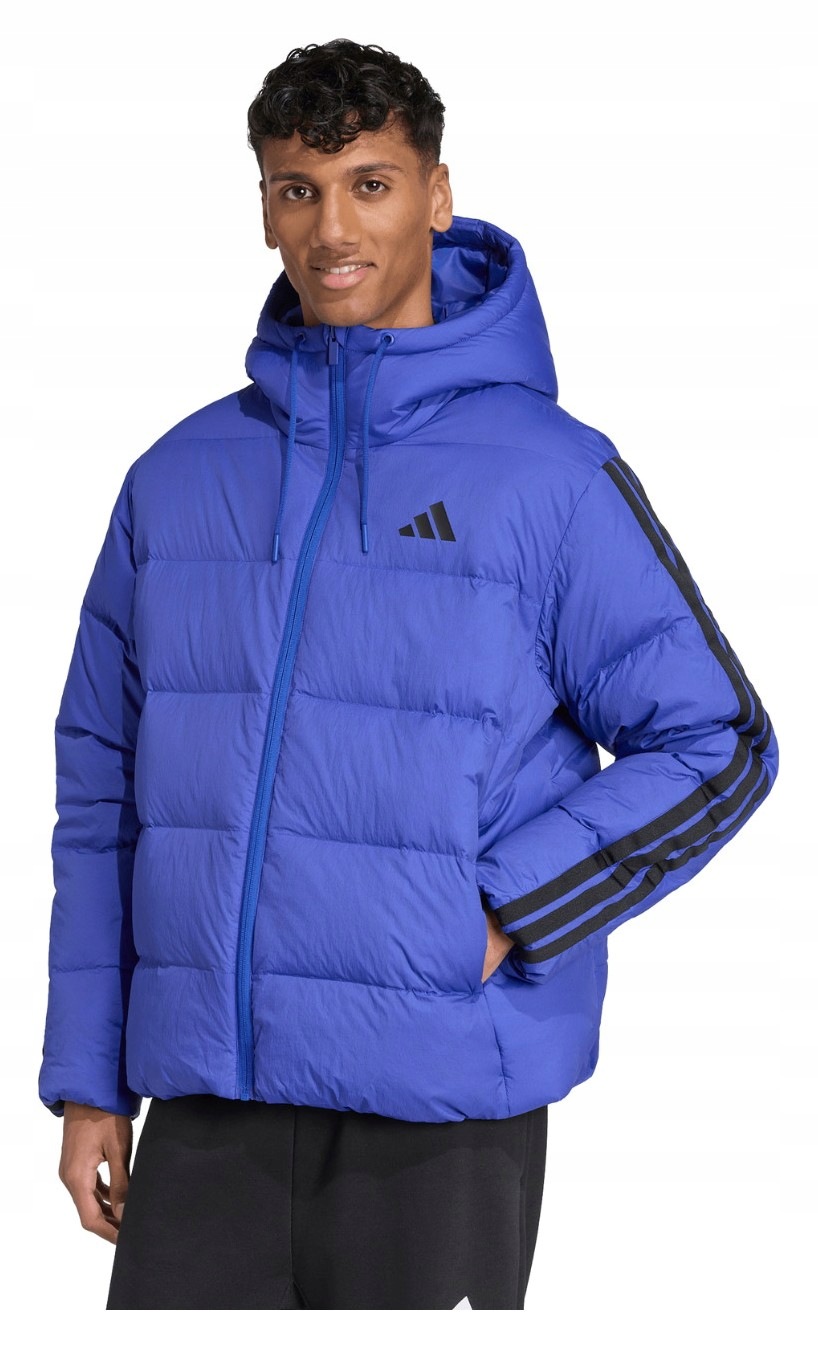 Bunda Adidas Ess 3S P D Hd J Kobalt JW9099 vel. S
