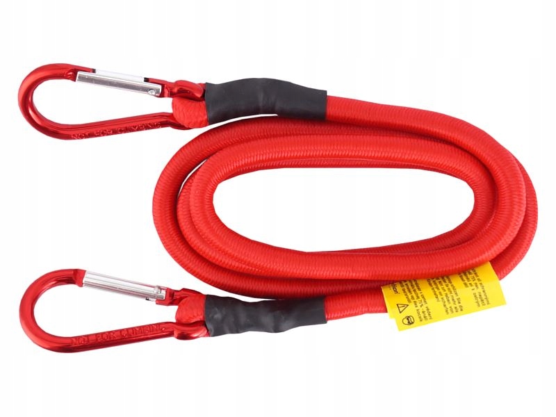 

Linka Elastyczna Do Bagażu Z Karabinkami 120cm