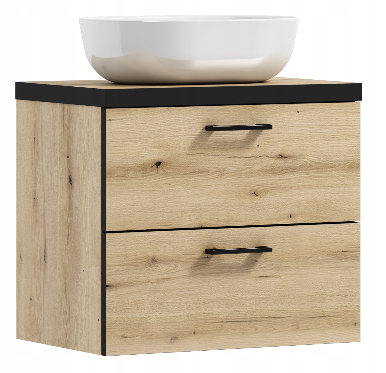 Szafka łazienkowa wisząca z umywalką nablatową 60 KOLORY PRODUCENT