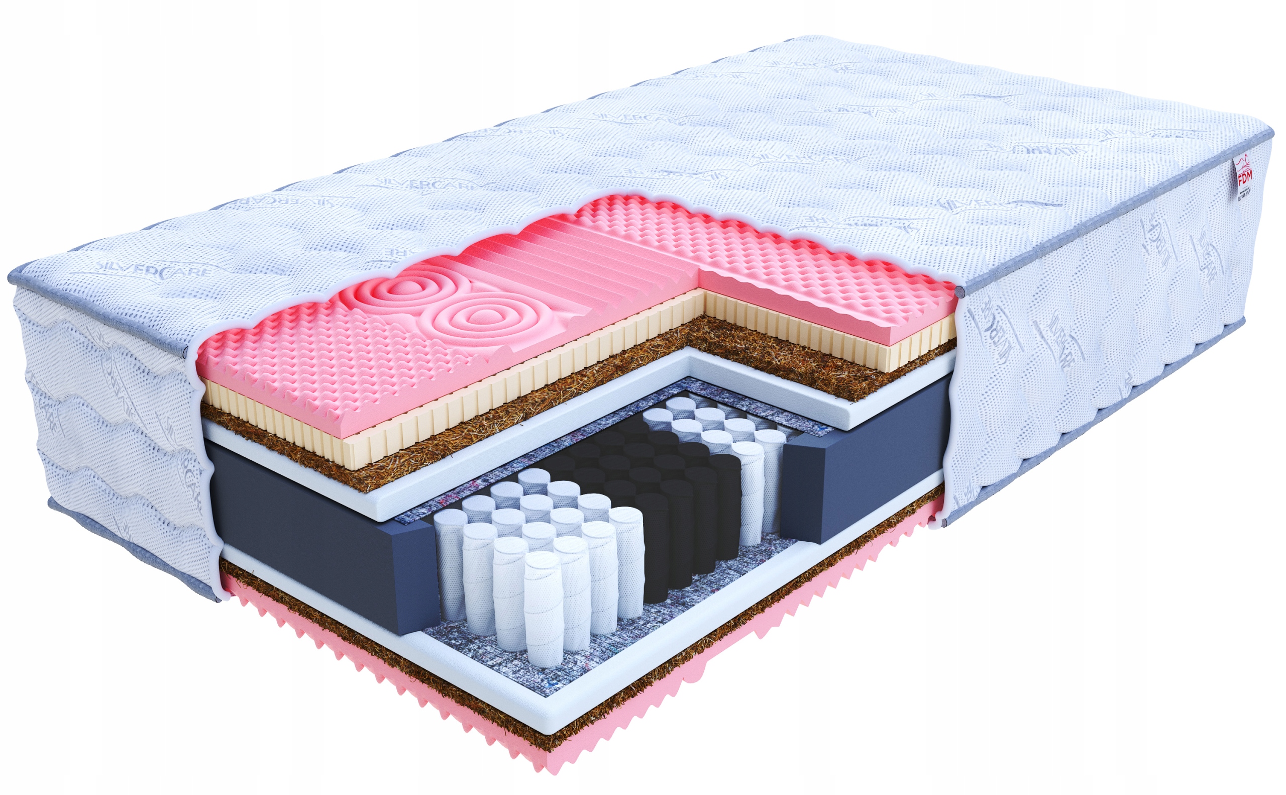 Matrace 140x200 vícekapsová viskózová Fdm Calypso