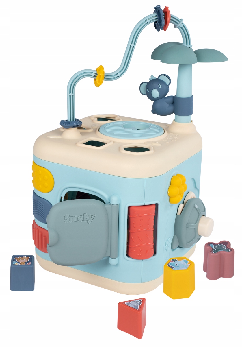 Little Smoby Sensoryczna Kostka Edukacyjna Sorter Kształty 7600140306