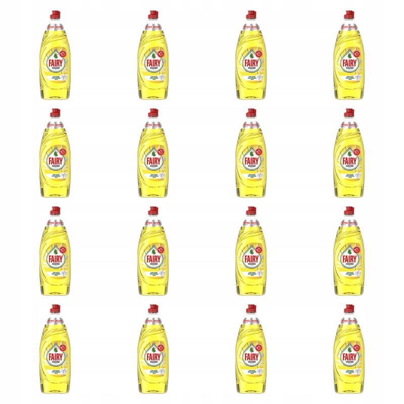 Fairy Extra+ Citrusy Tekutý prostředek na mytí nádobí, 650 ml X16