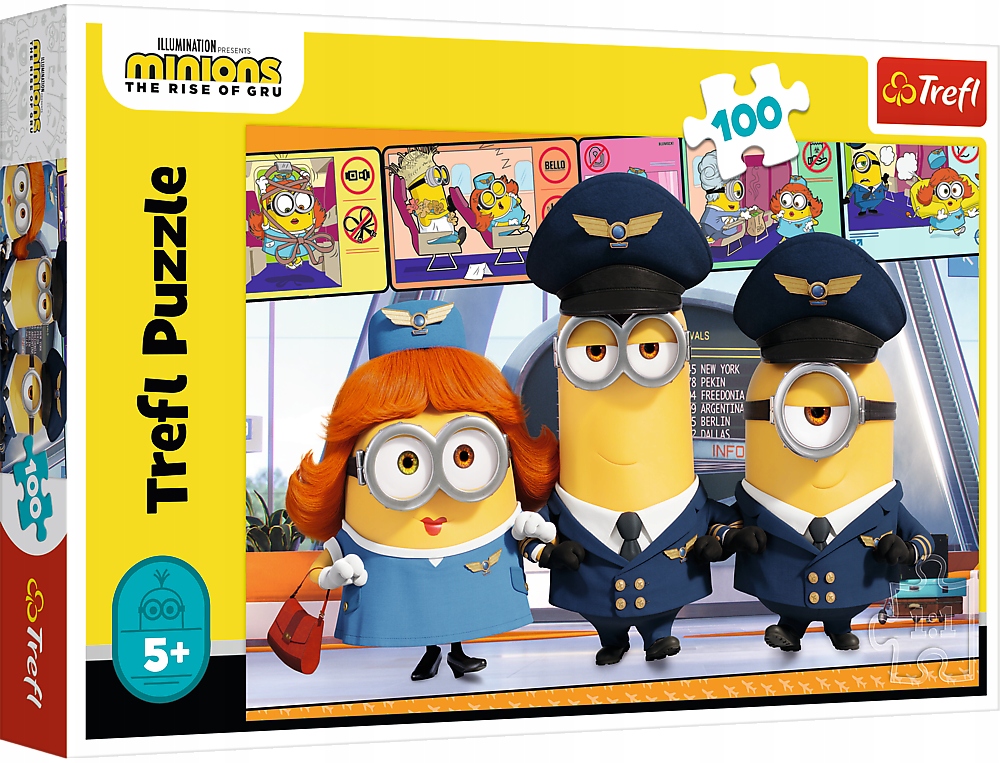 

Puzzle Minionki Na Lotnisku 100 El. Trefl 16390