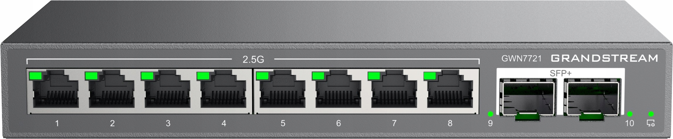 Grandstream GWN7721 L2 Lite managed switch, 8x 2.5GbE RJ45, 2x 10G Sfp+…