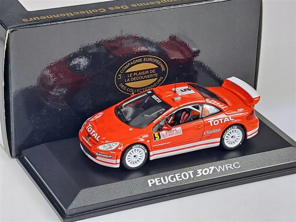 Norev Peugeot 307 Wrc #5 M.Gronholm Rallye Monte Carlo 2004 1:43