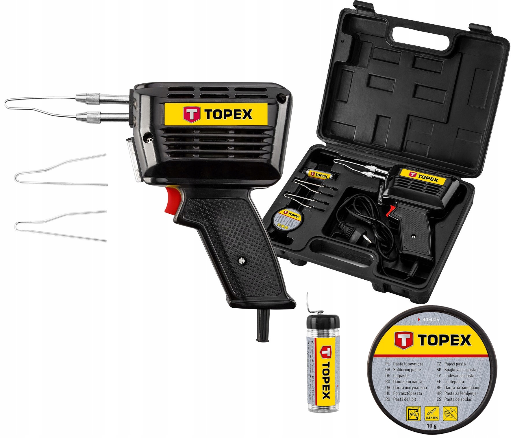 Transformátorová pájka 150 W v kufříku s příslušenstvím