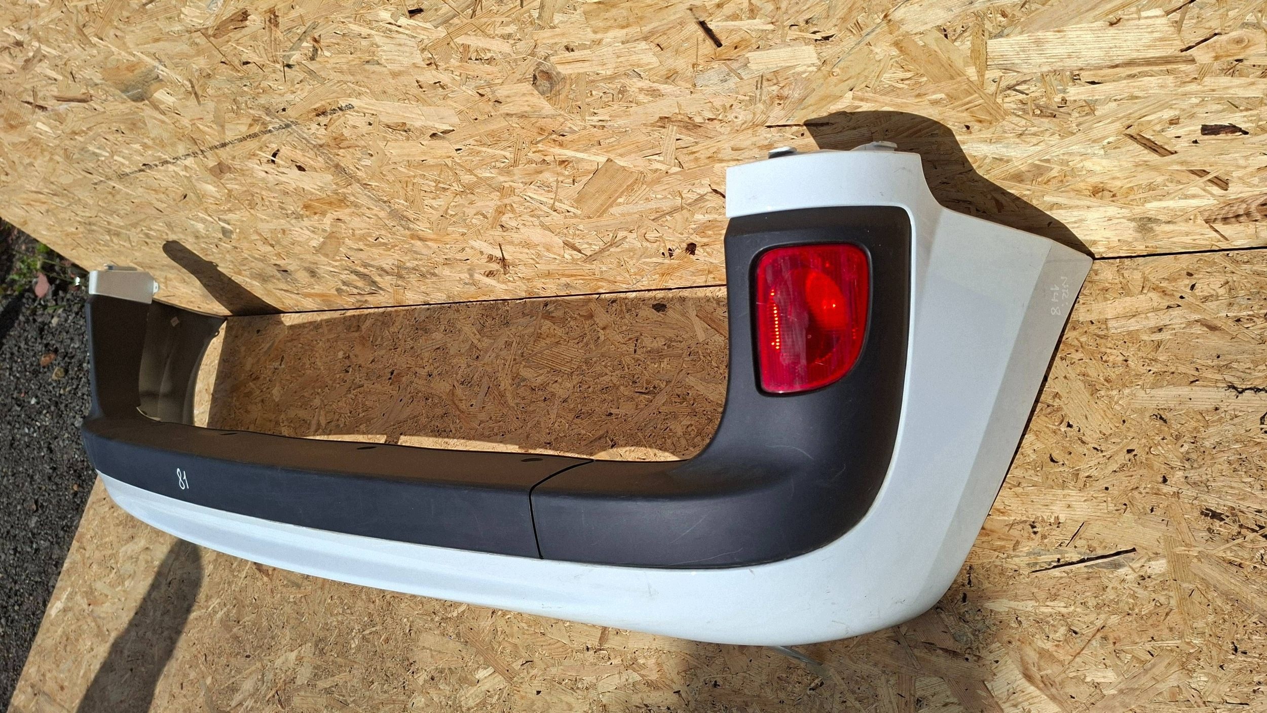 bumper rear part 8200436723 RENAULT KANGOO II CITAN and complete without PDC 07-2021
