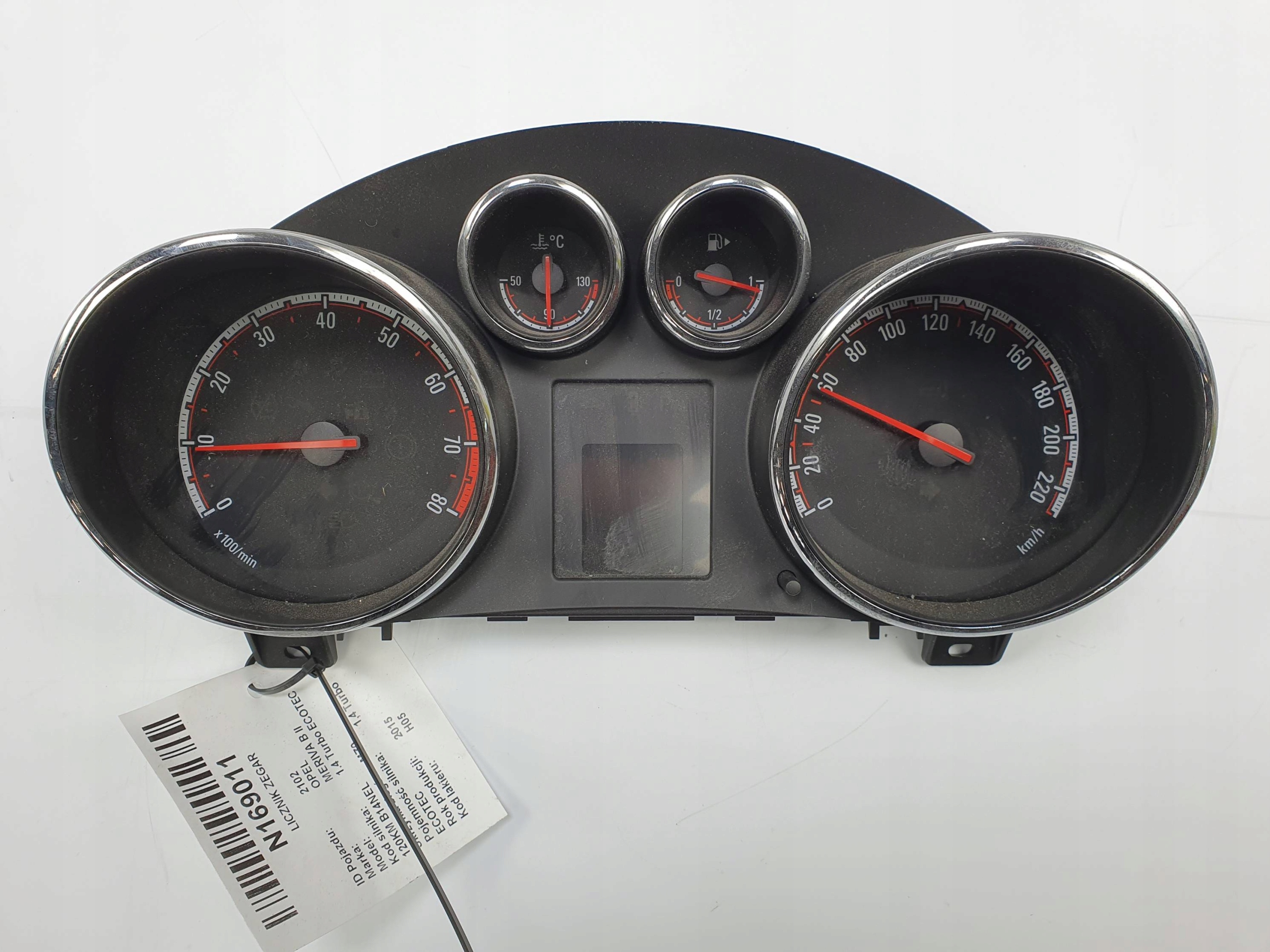 dials clock 13420499 OPEL MERIVA B II