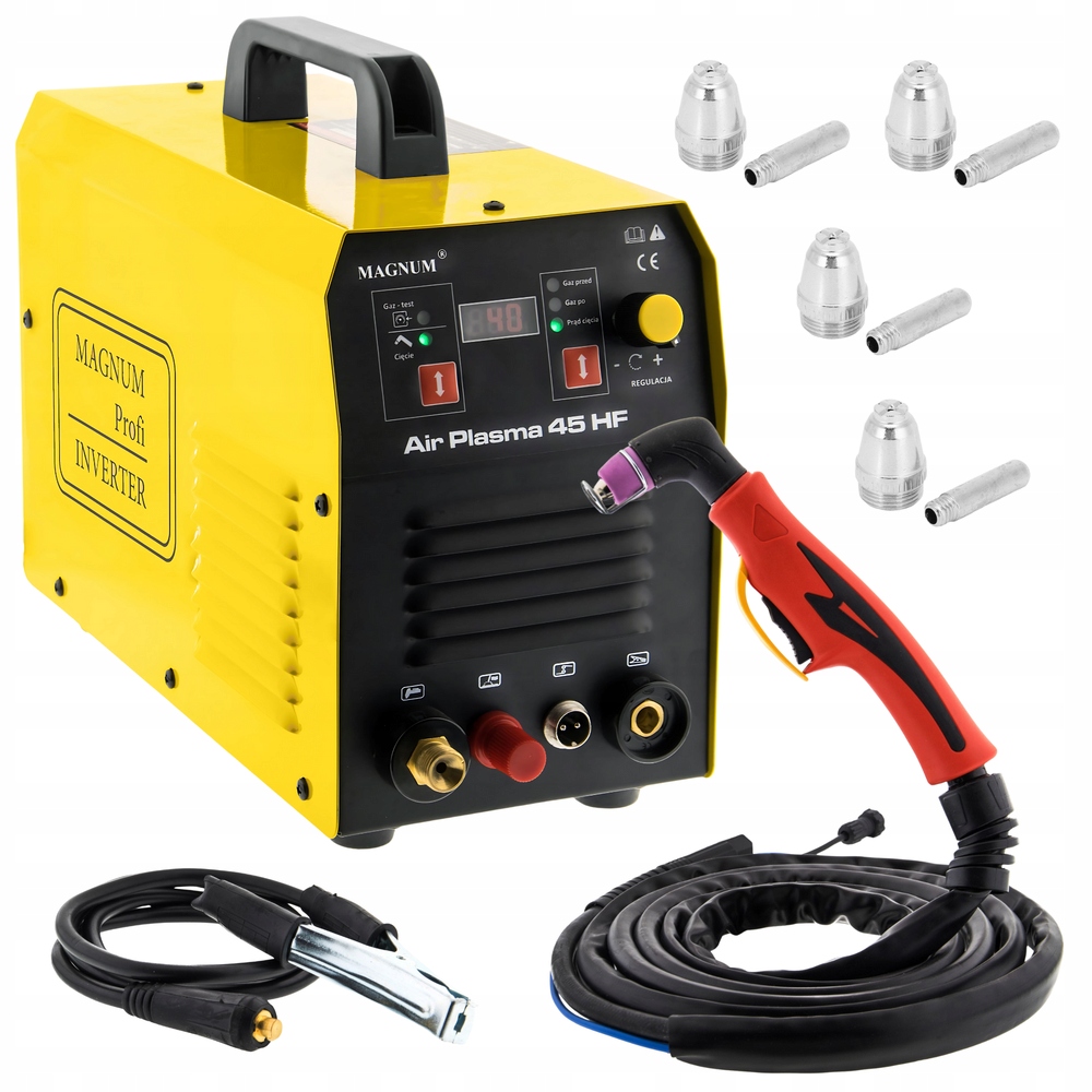 Plazmová řezačka Magnum Air Plasma 45 Hf 230V, řezání 15 mm 40 A díly