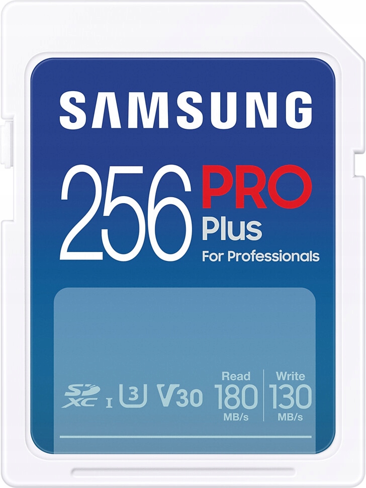 Karta Pamięci Samsung SDXC 256GB PRO Plus 2023 (180/130MB/s) (MB-SD256S/EU)