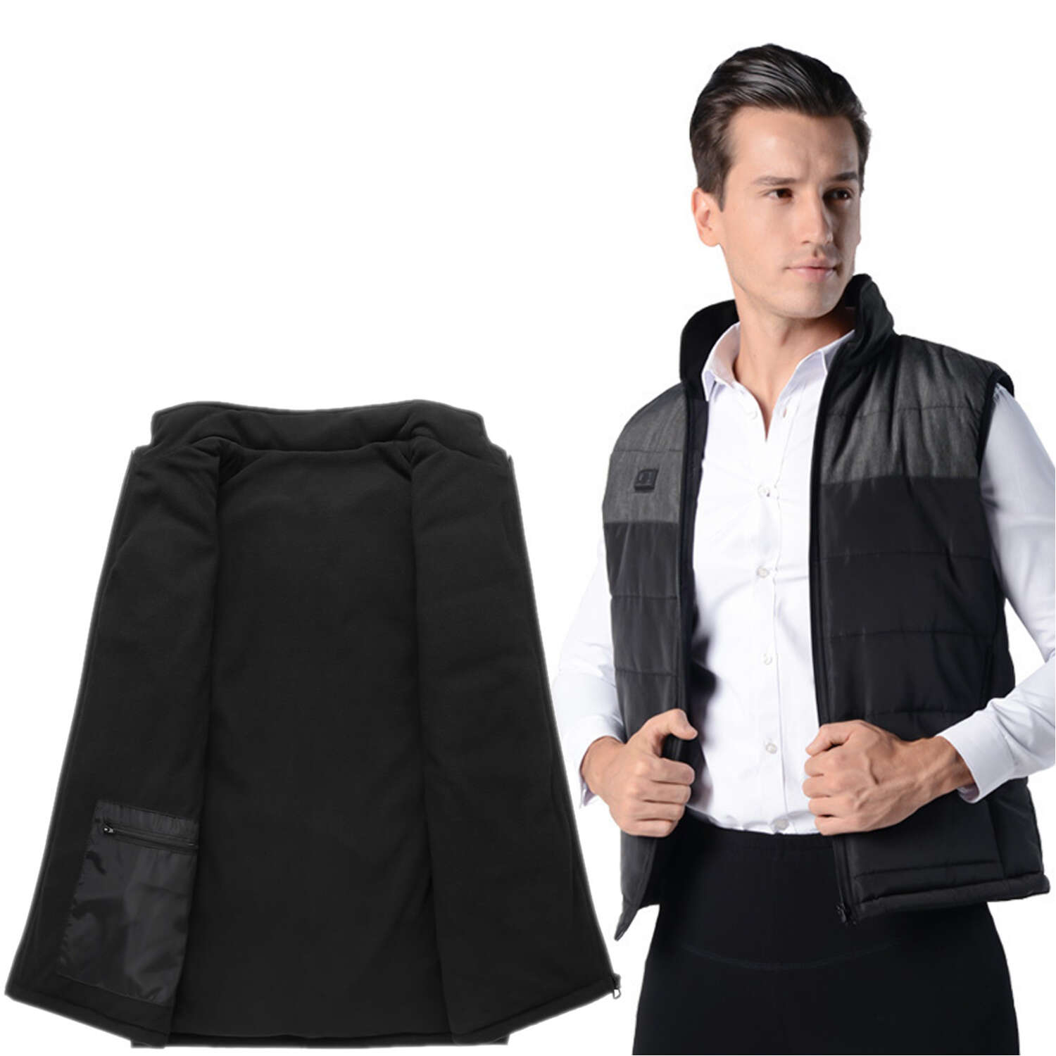 KAMIZELKA PODGRZEWANA OGRZEWANA DAMSKA MĘSKA PIKOWANA BEZRĘKAWNIK KURTKA M Linia regular