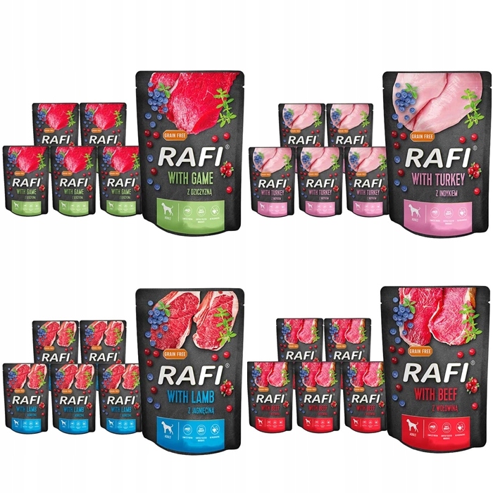 Dolina Noteci mokra Rafi mix smaków 40 x 300g