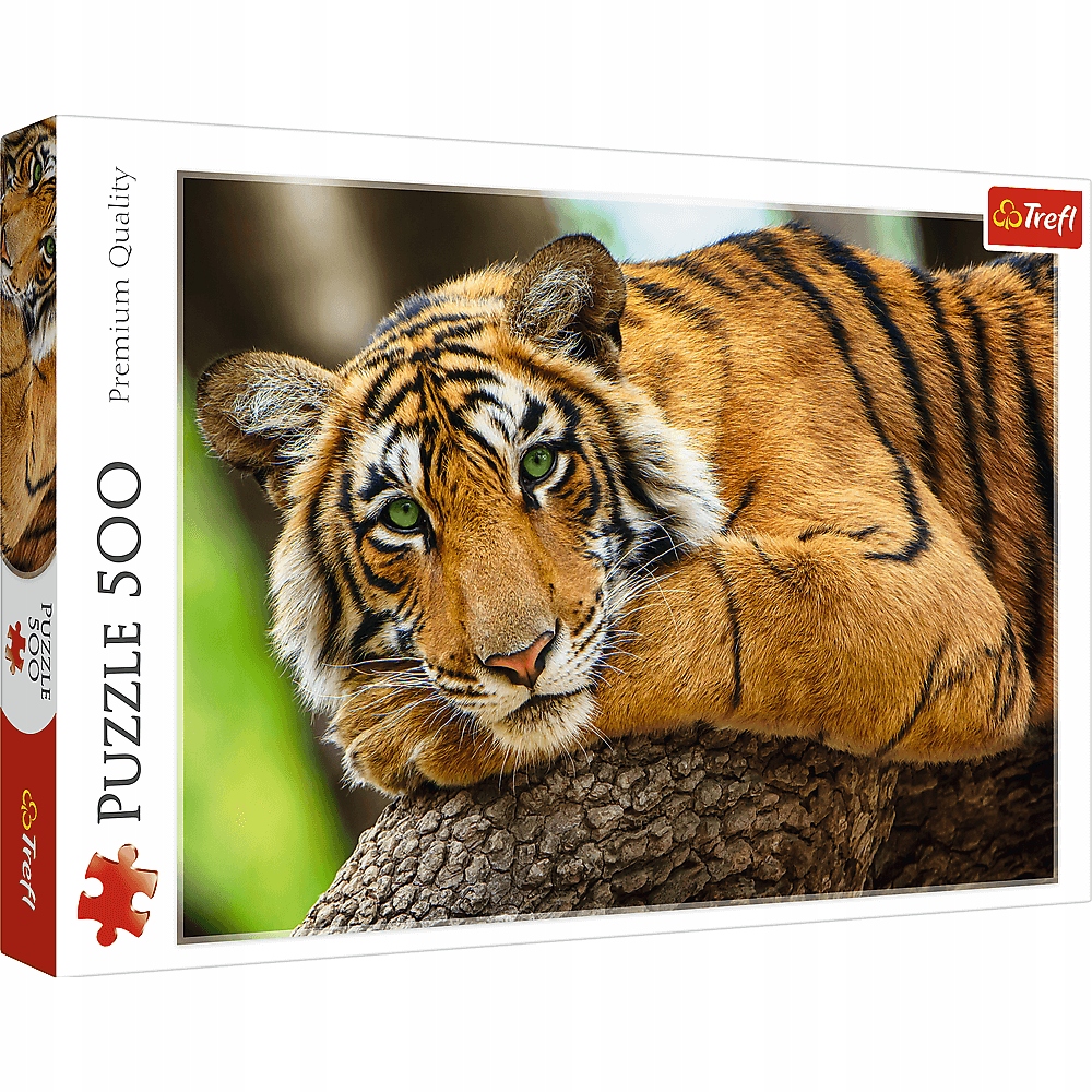 

Puzzle 500 elementów 37397 Portret tygrysa Trefl