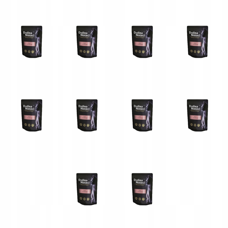 Dolina Noteci Premium Vlhké krmivo kapsička pro kočky filé z lososa 85g X10