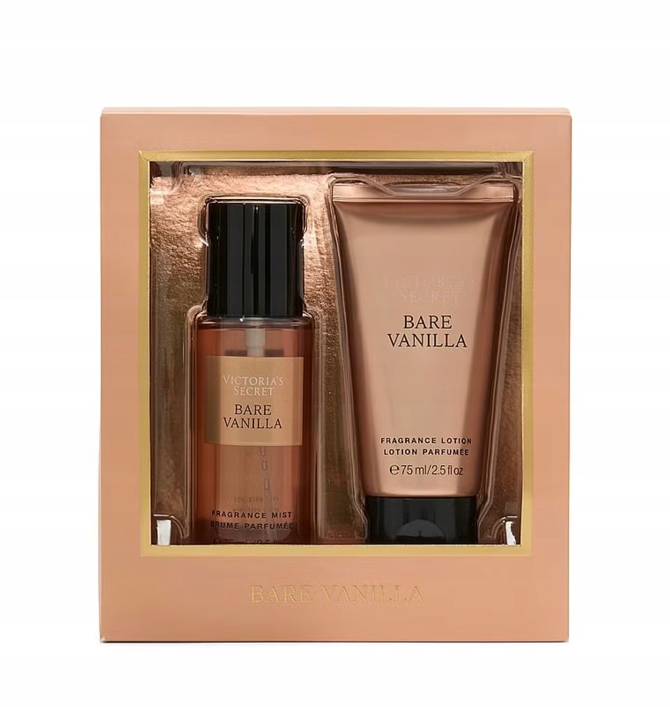 Victoria’s Secret Bare Vanilla Zestaw Prezentowy mgiełka balsam 2 x 75 ml