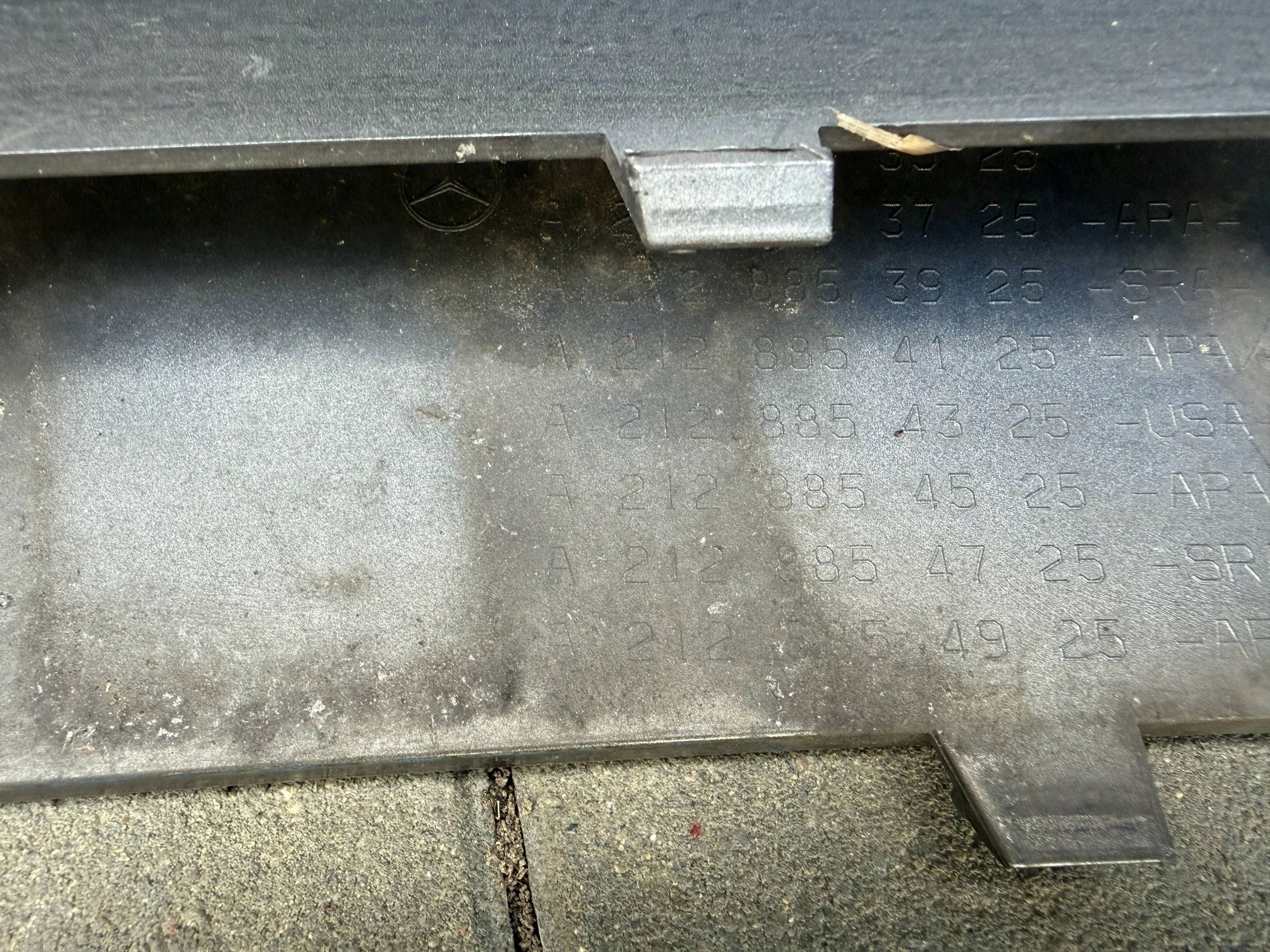 Mercedes E W212 09- Amg bumper front front