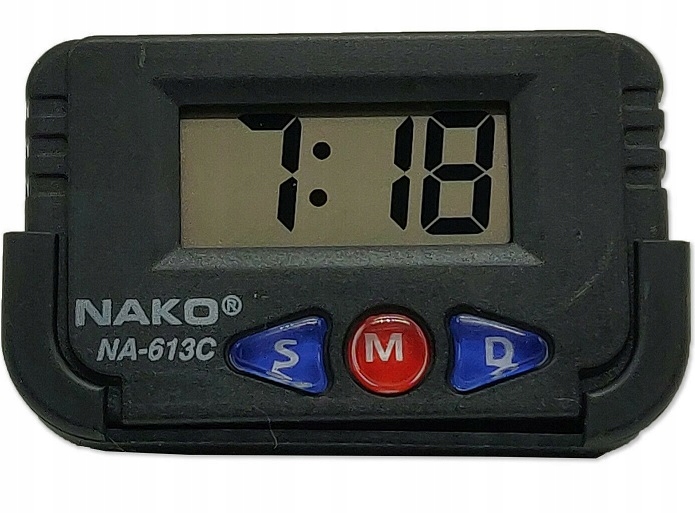 ELEKRTRONICZNY ZEGAR SAMOCHODOWY ZEGAREK MOTOCYKLOWY EAN (GTIN) 6954598110143