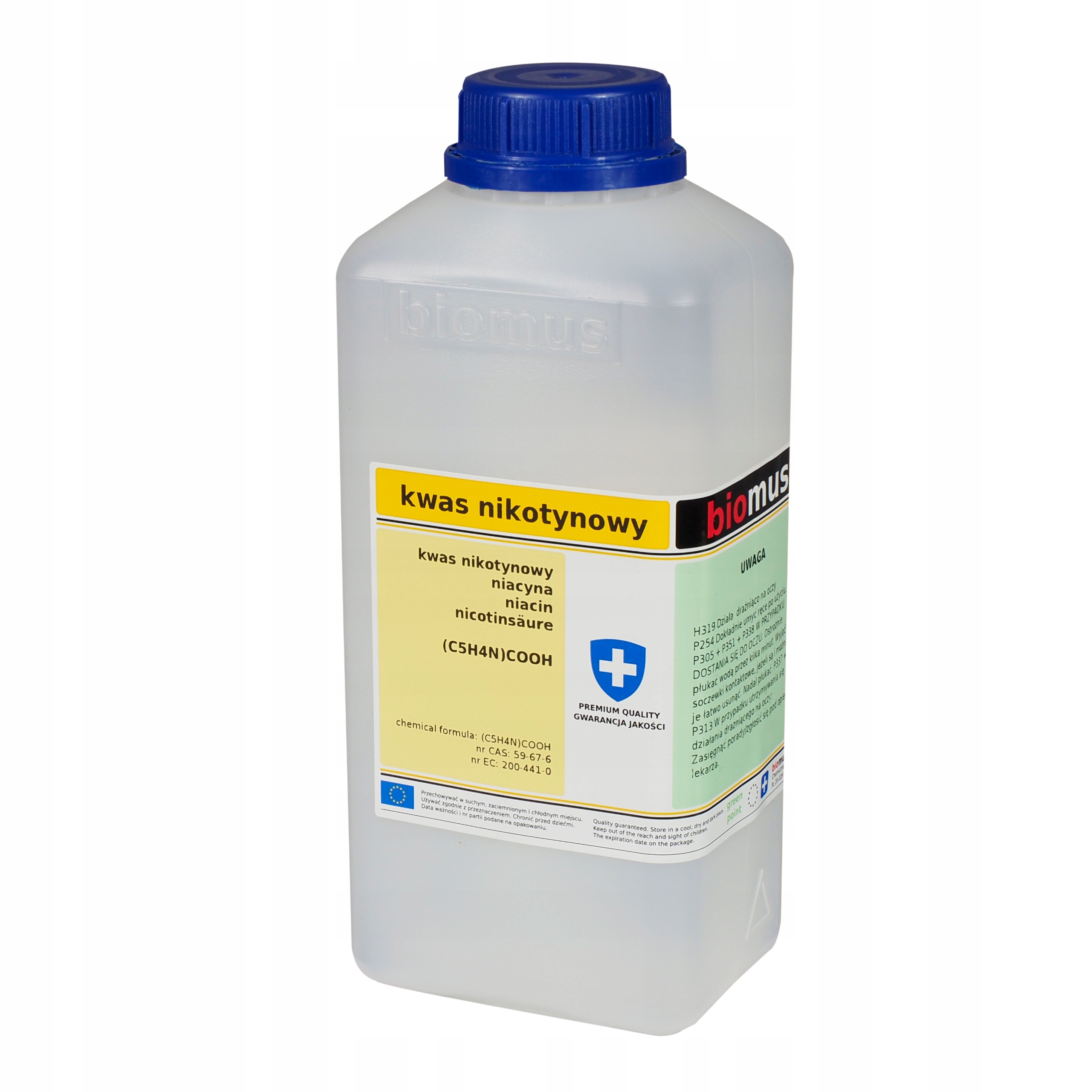 

Kwas Nikotynowy Niacyna Niacin 500g Biomus proszek