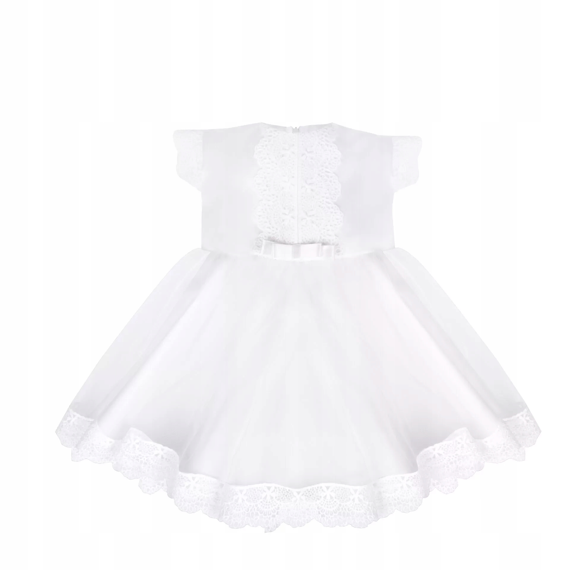 SUKIENKA ANNA BIAŁA Z KRÓTKIM RĘKAWEM - 74