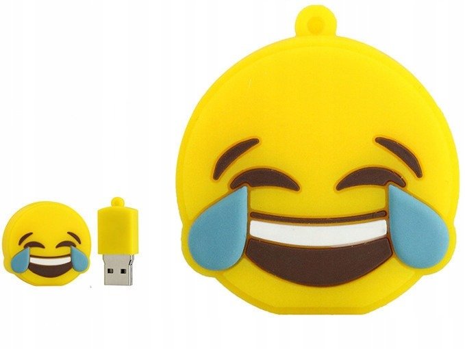 PENDRIVE EMOTIKONA BUŹKA ŚMIECH PAMIĘĆ USB 64GB