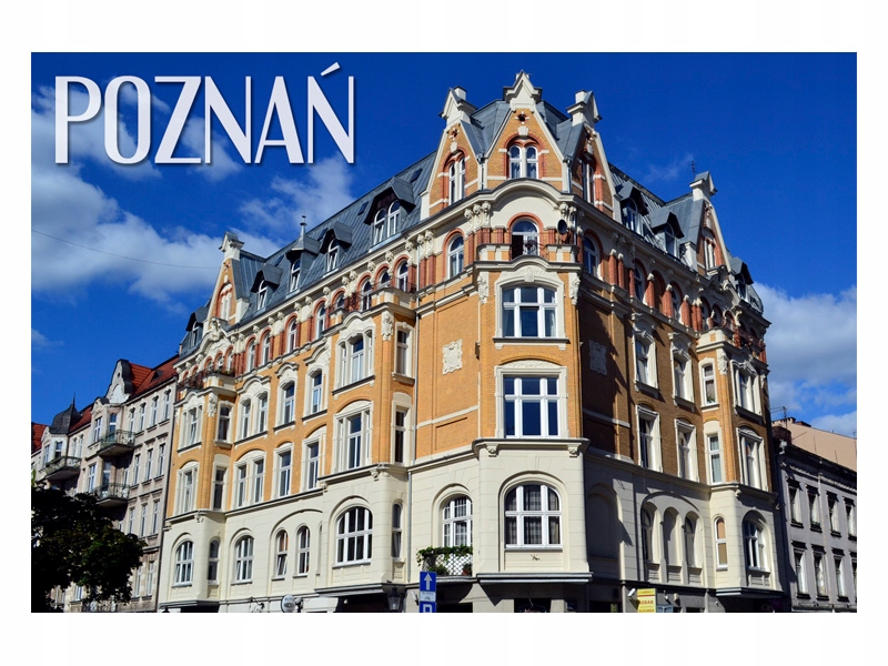 

Poznań Kamienice Uliczki Magnes na lodówkę