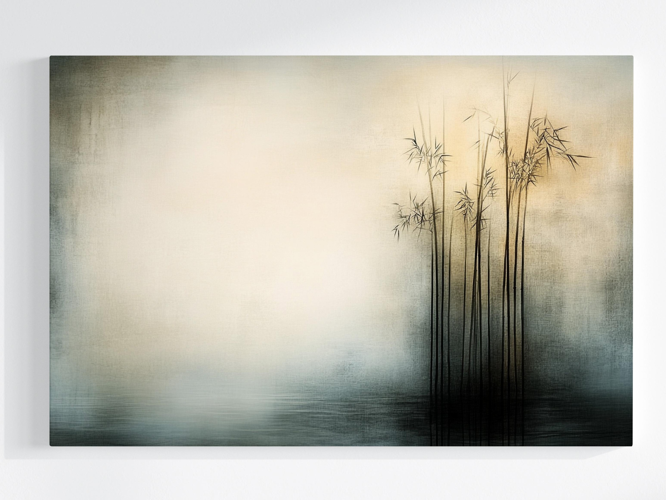 Obraz Na Plátně Canvas Bambus Minimalismus Zen Klid Příroda 120x80