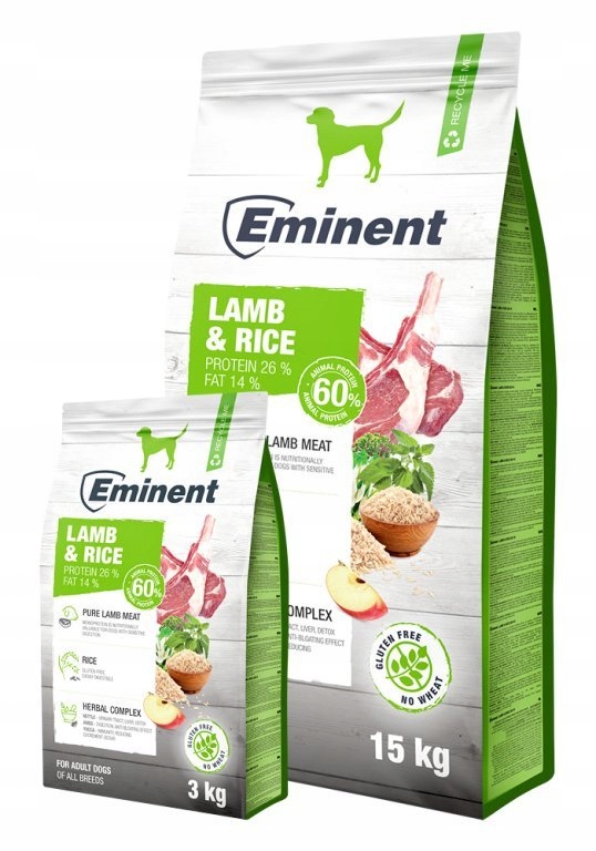 Levně Eminent Lamb&Rice 15 kg