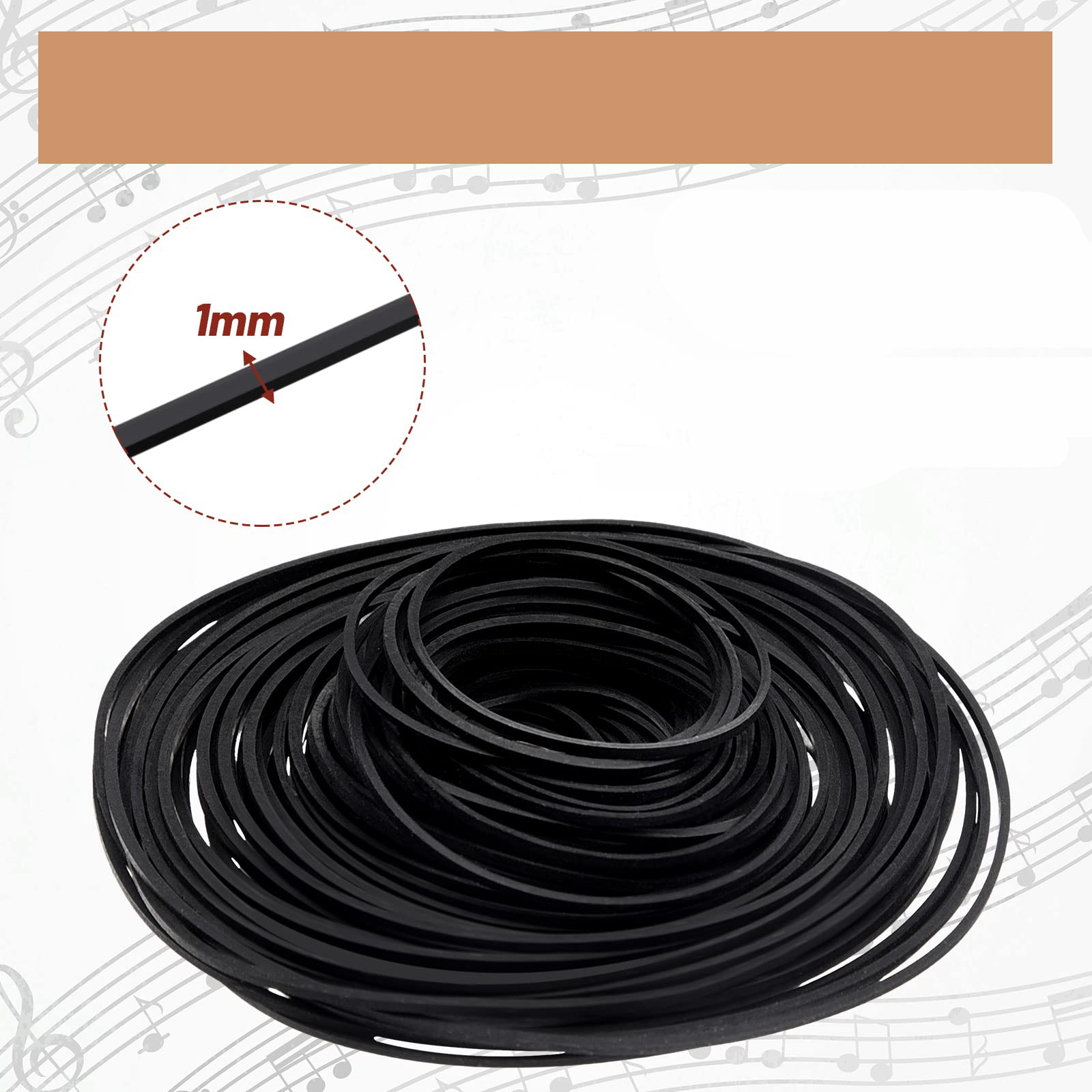 100szt PASKI NAPĘDOWE DO MAGNETOFONU KOMPLET CZARNY Kod producenta PASKI NAPĘDOWE DO MAGNETOFONU ROZMIARY