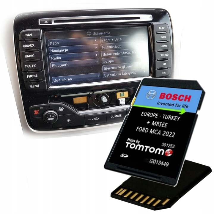 Ford Mca Polské Menu Hlasový Zprávěný Vodič Nejnovější Mapa 2022