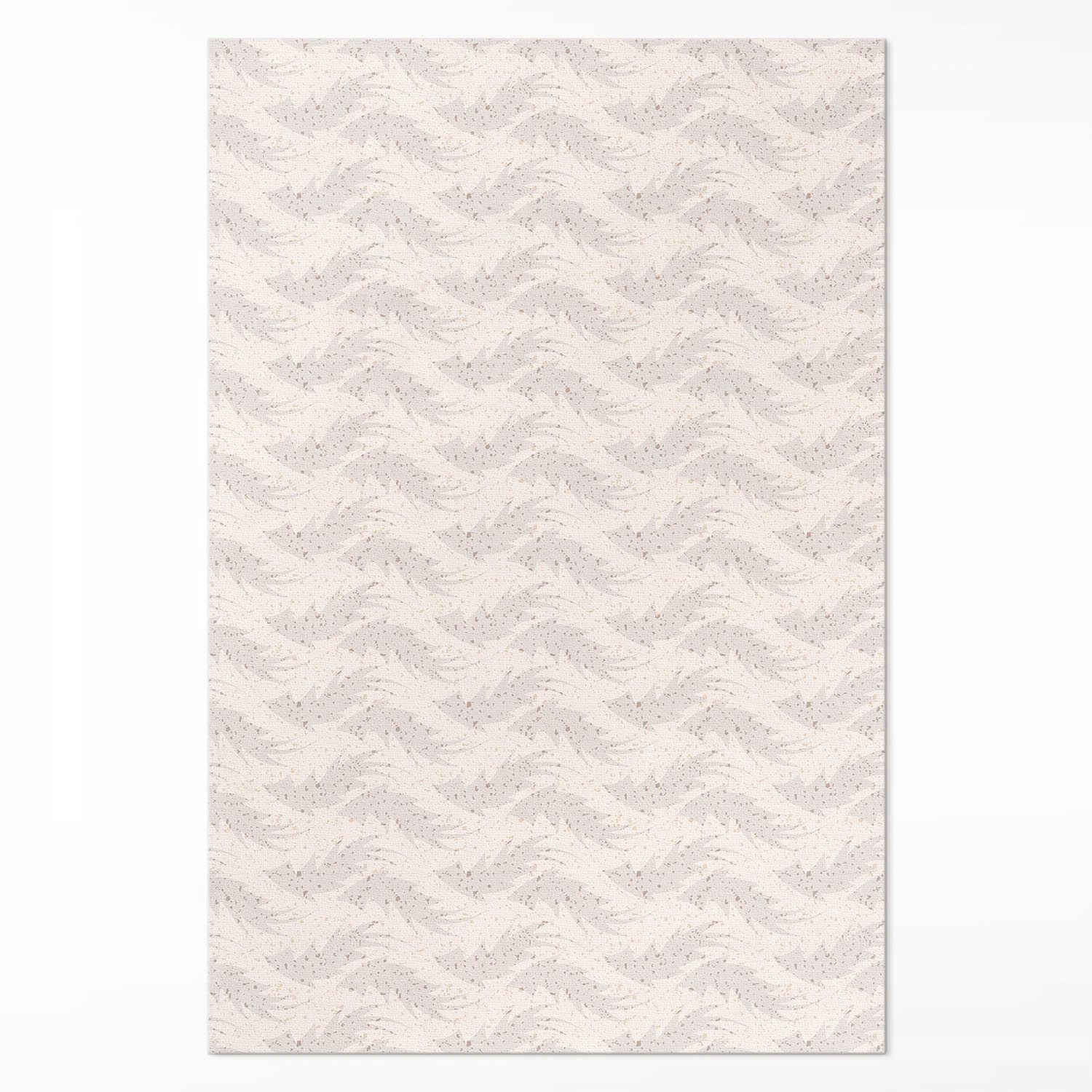 Koberec Vinyl pro dům Jemné listy v tlumených barvách Velký 140 x 210 cm