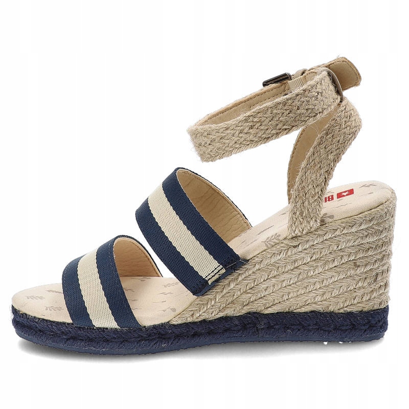 Beżowe Sandały Big Star Stylowe Espadryle Damskie Rozmiar 40