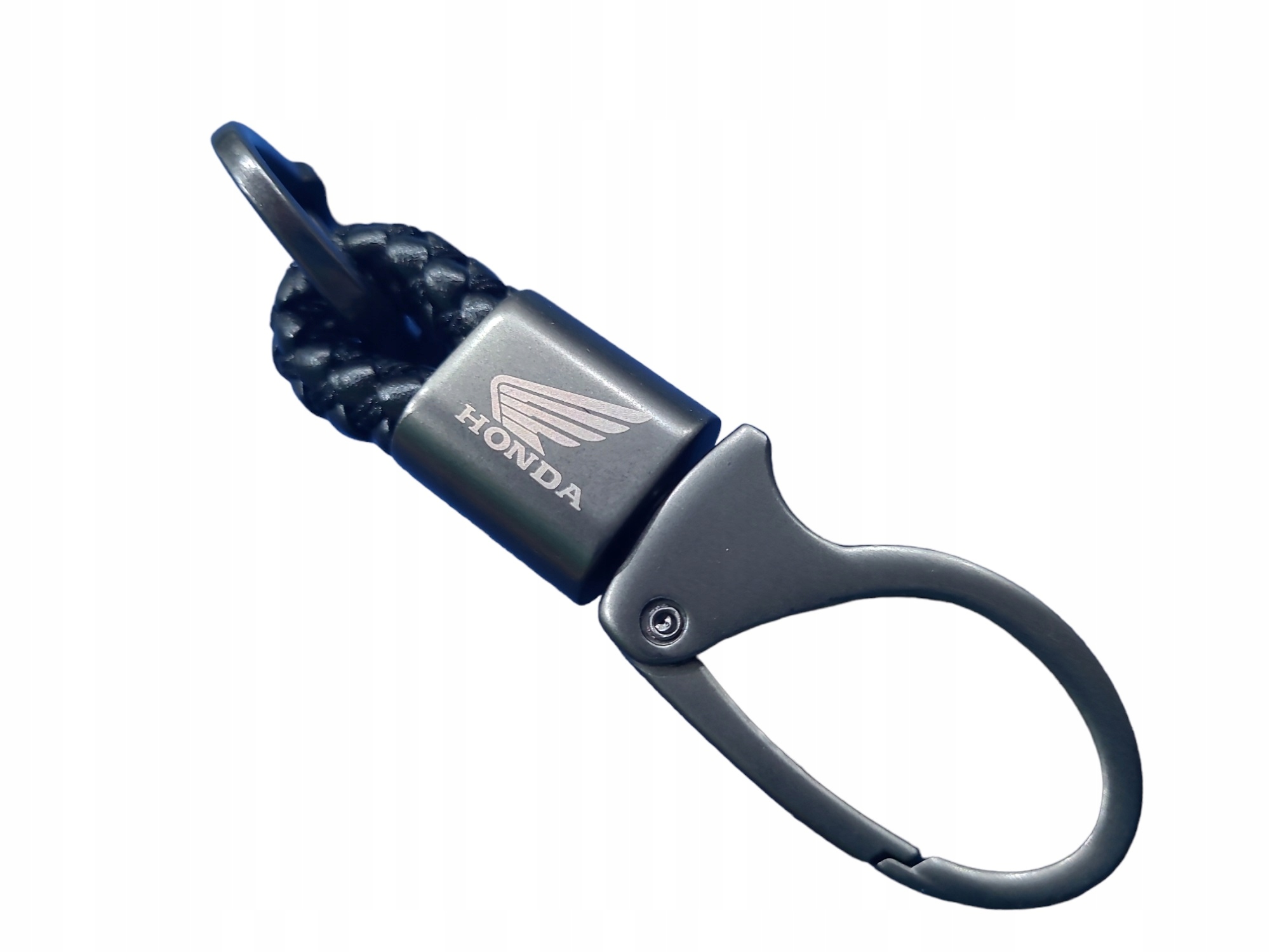 

Brelok do kluczy Honda Black plecionka