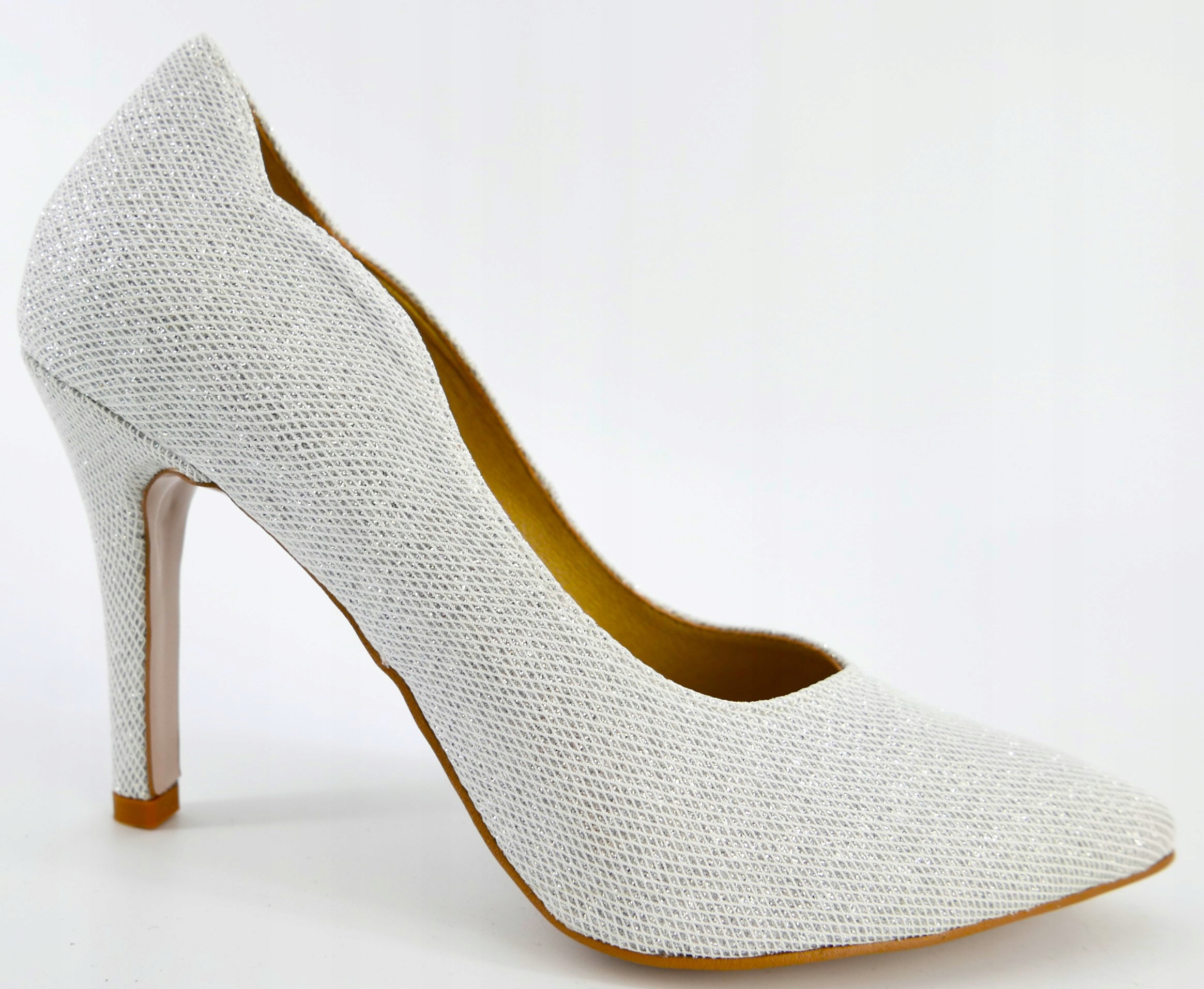 Krzyś Boty Lodičky Stříbrné Lesk R37