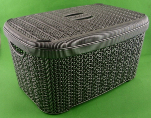 KOSZYK KOSZ PLASTIKOWY Z POKRYWKĄ 20 LITRÓW 44x30x22 cm EAN (GTIN) 8697584341067