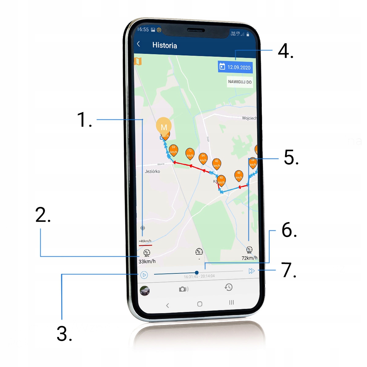 Lokalizator GPS Samochodu Auta Wodoodporny CALMEAN Model Cable Smart