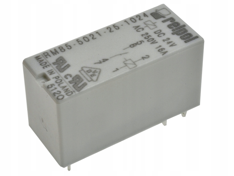 

Przekaźnik elektromagnetyczny 24V 16A/250V 16A/24V