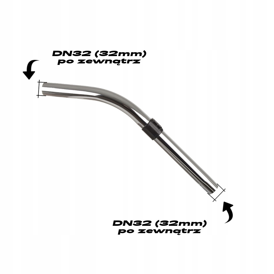 RĘKOJEŚĆ 32mm metalowa rura segmentowa do NUMATIC komplet rur metalowych Średnica zewnętrzna 32 mm